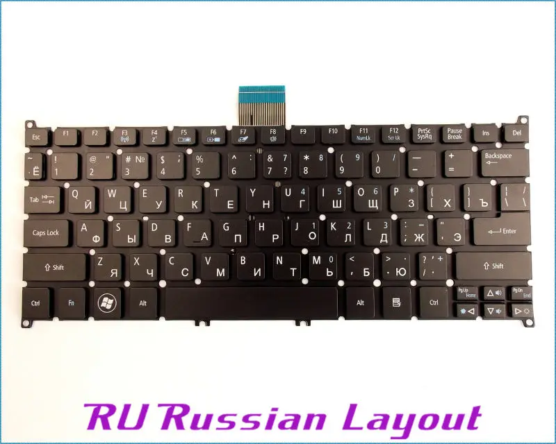 Nueva rusia RU Teclado del ordenador Portátil Para Acer Aspire S3 S3-391 S3-391-9415 S3-391-9813 S3-391-9499 0