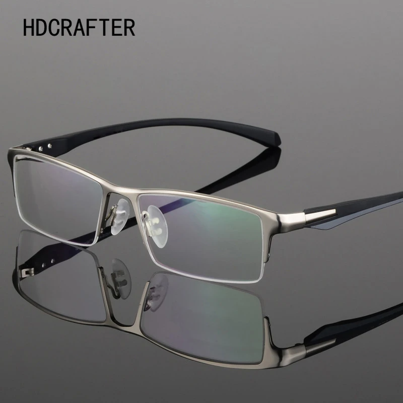 HDCRAFTER monturas Hombres Prescripción Óptica Miopía Gafas de Marco de los Hombres Gafas de TR90 Gafas 2020 Espectáculo de Lujo 0