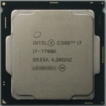 Intel Core serie 7 Procesador I7 7700K i7 7700K I7-7700K CPU LGA 1151-tierra FC-LGA 14 nanómetros Quad-Core de la cpu puede trabajar 0