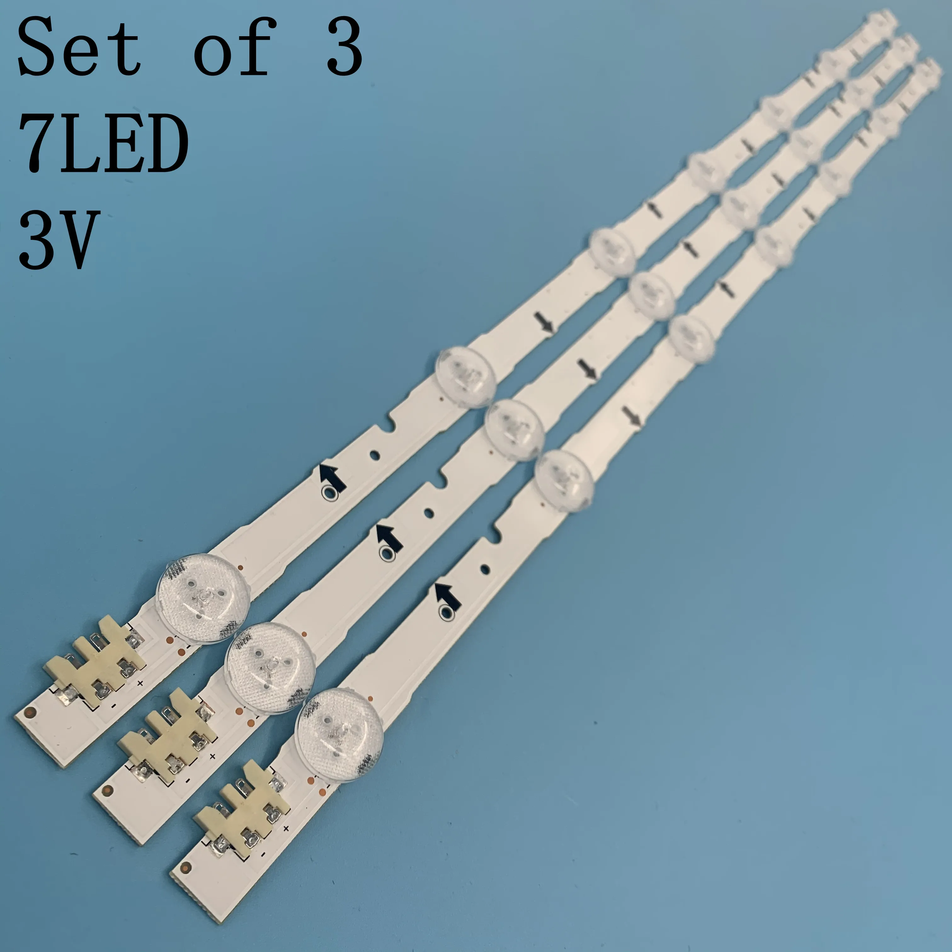 (Nuevo Kit)3pcs 7LEDs 650mm de la retroiluminación LED de la tira para sam sung 32pulgadas TVSVS32HD D4GE-320DC0-R3 CY-HH032AGLV2H 0