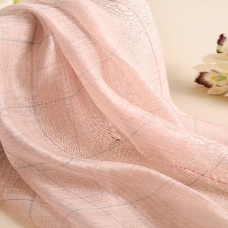 La Bufanda de seda de las Mujeres Suave Largo de la temporada Otoño-Invierno Bufandas de Moda 2019 Sólido de la tela escocesa Chales y Abrigos de Alta Calidad Foulard Pashmina Hiyab 0