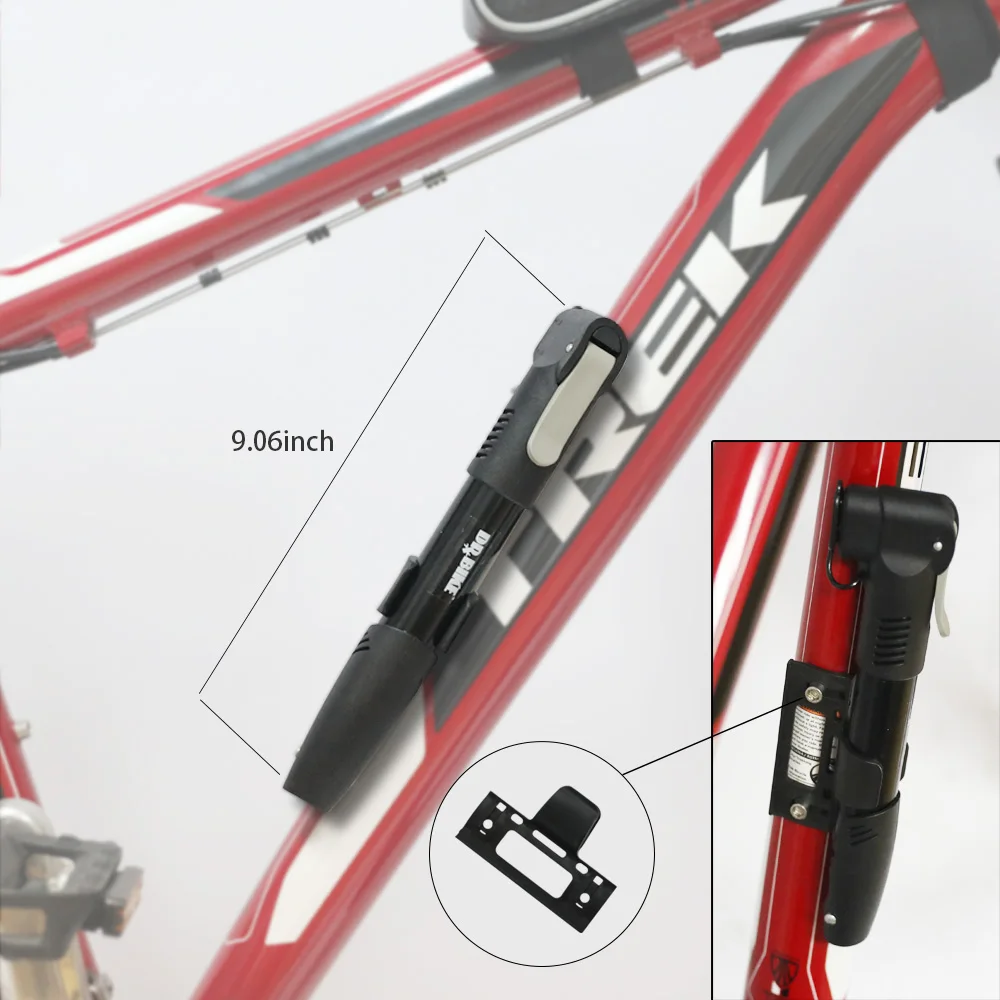 De alta Presión de la Bomba de Bicicleta de Mano Mini Bomba de Bicicleta de Aire Inflador Compresor con soporte para Schrader y Presta Válvula Fietspomp 0