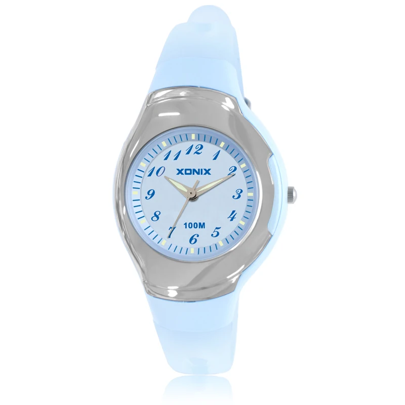 La precisión de la Marca de Relojes de los Deportes Electrónicos de Cuarzo relojes de Pulsera Impermeable 100M de Natación Buceo Mujer Chica Estudiante Reloj WH 0