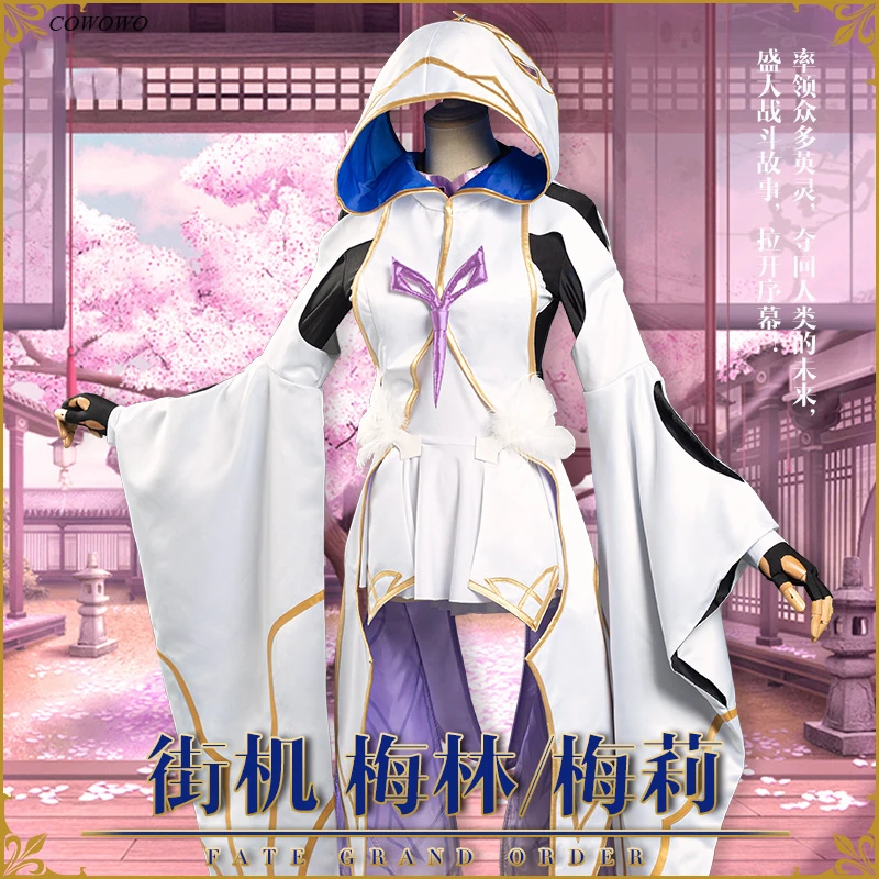 Anime! Fate/Grand Order FGO Merlin Arcade Traje de Batalla Precioso Uniforme Traje de Cosplay de Halloween Traje de Fiesta Para las Mujeres 2020 NUEVO 0