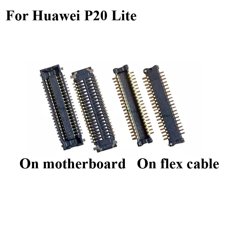 5PCS FPC conector Para Huawei P20 Lite p 20 Lite pantalla LCD Flex cable en la placa base placa base Para Huawei p20lite 0