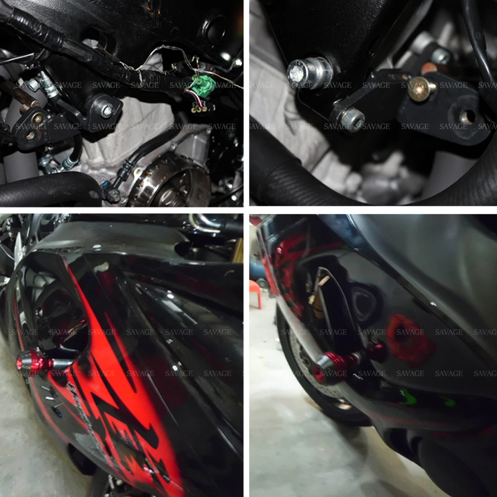 Controles Deslizantes marco Accidente Protector Para SUZUKI HAYABUSA 2008-2020 de la Motocicleta de Moto Accesorios de Aluminio + POM Caída de Protección 0