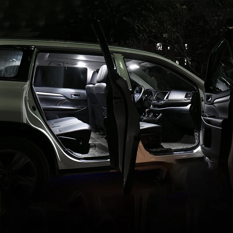 6pcs Libre de Errores Coche Bombillas LED luces Interiores Kit de Domo de Luz de Lectura Tronco de la Lámpara Para Toyota RAV 4 RAV 4 DE 2019 2020 XA50 Accesorios 0