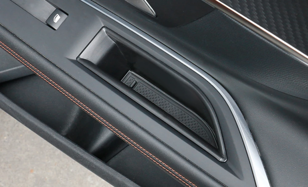 Consola Central de la Caja de Almacenamiento de Ajuste Para Peugeot 3008 5008 GT 2017-2020 Resto del Brazo compartimiento de Almacenamiento de la Puerta Frontal de la Caja de Almacenamiento de Contenedores Titular 0