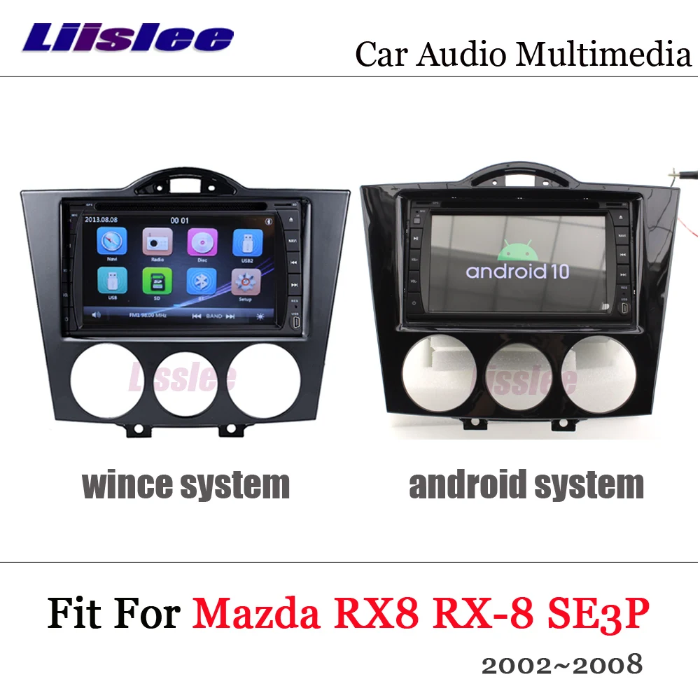 Auto CD / DVD, el Reproductor Multimedia Para Mazda RX8 RX 8 SE3P 2002~2008 Android de Radio del Sistema de Navegación GPS 2 Din de Audio configuración de la Instalación 0