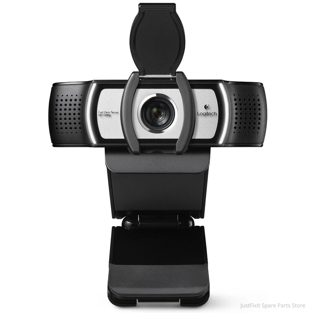 C930c HD Smart 1080P Webcam Logitech con Tapa para el Equipo Zeiss USB de la cámara de Vídeo de 4 veces el Zoom Digital 0