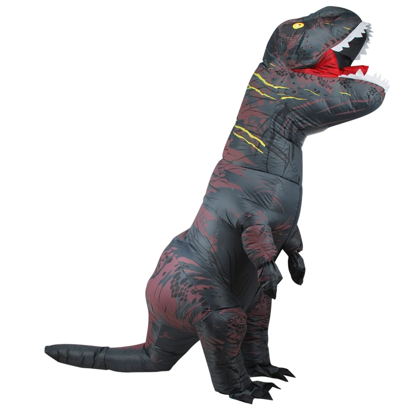Mascota Dinosaurio de Disfraces Niños Adultos Dino T Rex Inflable Traje de Purim de Disfraces de Halloween para Mujer el Hombre Carnaval de Cosplay Vestido 0