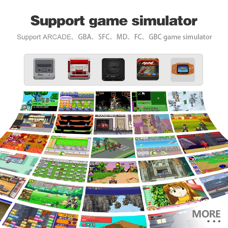 ZOMTOP de 32 Bits de Arcade Retro Mini Consola de juegos de Vídeo de 3.0 Pulgadas, Construido En el 520 Juegos de Mano Juego de Consola de la Familia Chico de Juguete de Regalo 0