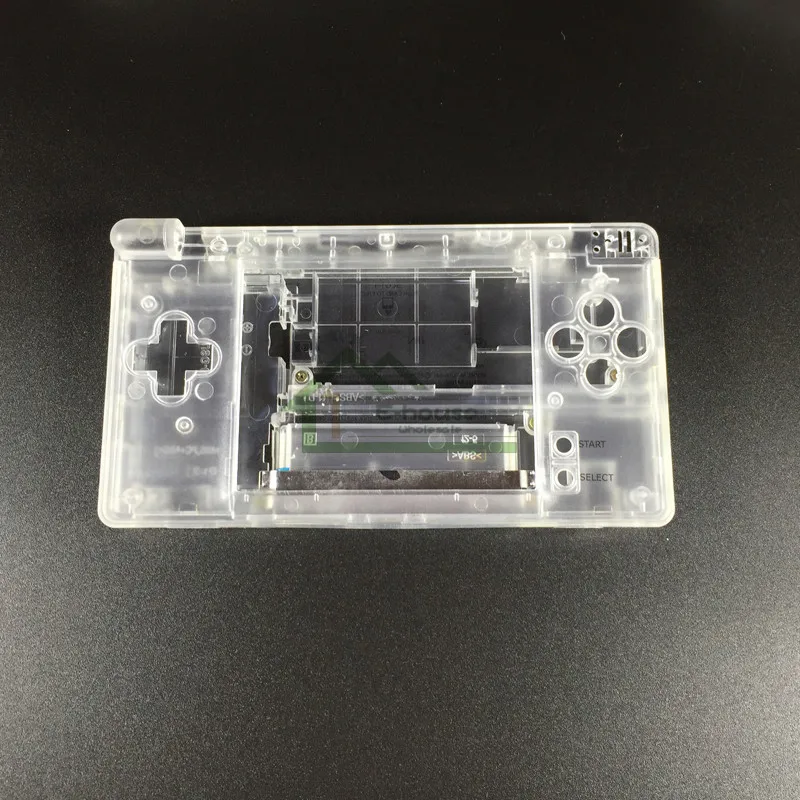 Claro Blanco/ Negro de la Vivienda Shell de la Cubierta del Caso Completo Set de Recambio Para Nintendo DS Lite NDSL Consola de juegos Cubierta de la caja 0
