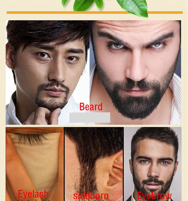 Dimollaure Hombres Naturales de Crecimiento de la Barba de Aceite de la Barba de Cera bálsamo de Evitar la Barba Productos de Pérdida de Cabello Dejar-En Acondicionador para Aplanan Crecimiento 1