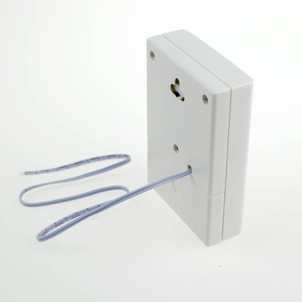 Cable DingDong timbre de la Puerta con 2 cables/cables de DC12V timbre de la puerta con la batería ABS ignífugo Para la Puerta de Control de Acceso del Sistema 1