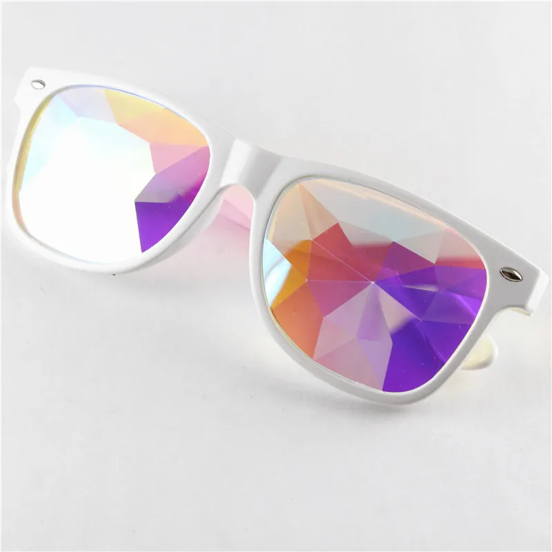 El caleidoscopio de las Gafas de las Mujeres de los Hombres Retro Lente de Difracción Holográfica Gafas de Rave Fiesta EDM Gafas de sol hombres Mujeres M139 1