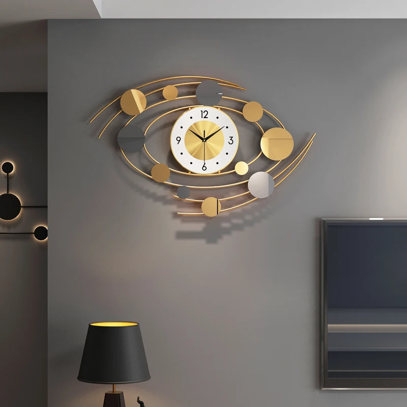 Nórdicos de Lujo Reloj de Pared de Diseño Moderno de Gran callada Gran Reloj de Pared Digital de la Novedad de la Cocina Wandklok Decoración para el Hogar AD50WC 1