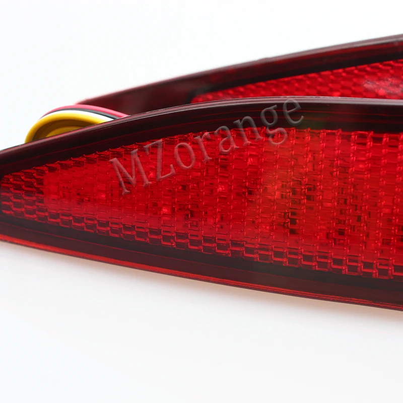 MZORANGE 1 Par Parachoques Trasero Luz Para Volkswagen Golf 7 2013-Rojo de la Lente Reflector de Freno Lámpara de Señal de Giro de los Accesorios del Coche 1