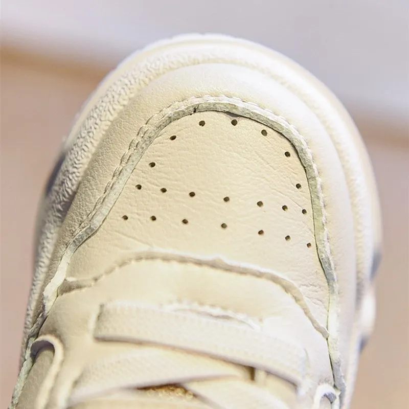 AOGT Otoño Zapatos de Bebé Para Niño Niña Microfibra de Cuero Niño Zapatos de Alta Cómodo Suave antideslizante 0-3 Años Niño Zapatillas de deporte 1