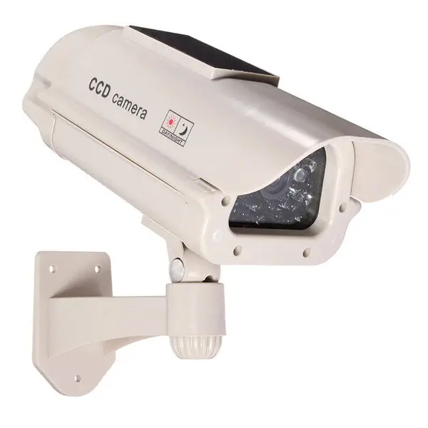 La Energía Solar al aire libre Ficticio IR LED de Luz de Seguridad y Vigilancia CCTV Cámara Falso 1