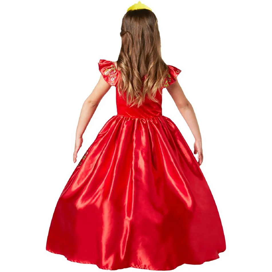 VOGUEON de Lujo Vestido de las Niñas de Impresión Elena Aventura Vestidos de Navidad de Cosplay de la Princesa Disfraz de Niño de la Fiesta de Cumpleaños de Vestir Ropa 1