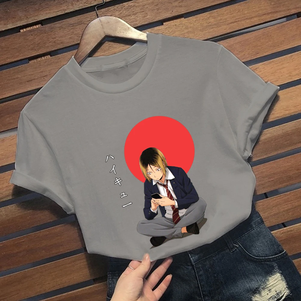 Anime Haikyuu Mens T Shirt Tops Camisetas De Manga Corta Casual Hombres Camiseta De Ropa Masculina 1