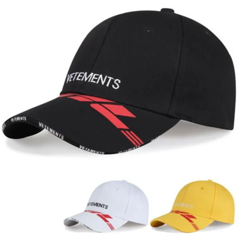 Vetements DHL Logotipo de Gorras de Béisbol, Hombres, Mujeres Embroideried Logotipo VETEMENTS Sombreros de Calidad Buena de Verano VTM Tapas de 3 Colores 1