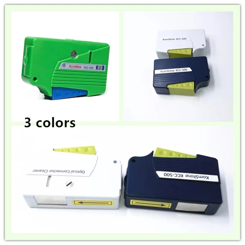 2 piezas de fibra de limpiador de cinta de cassette de cara del extremo de óptica conector 500+ tiempos de vida de ftth lavador de color al azar Envío gratis ELINK 1