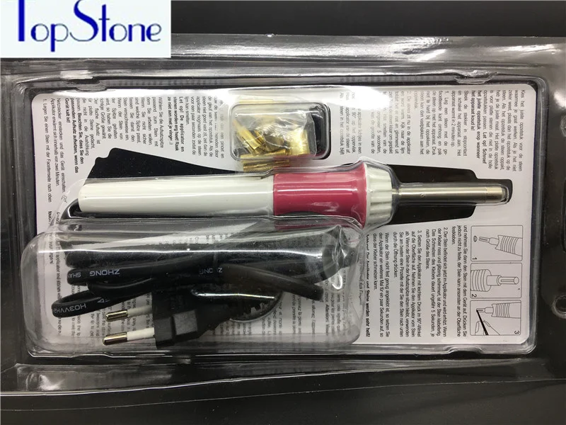 TopStone implified revisión aplicador conjunto rápido pistola de calor fácil de operar revisión de la varita de hierro de la máquina de bricolaje aplicador de strass 1
