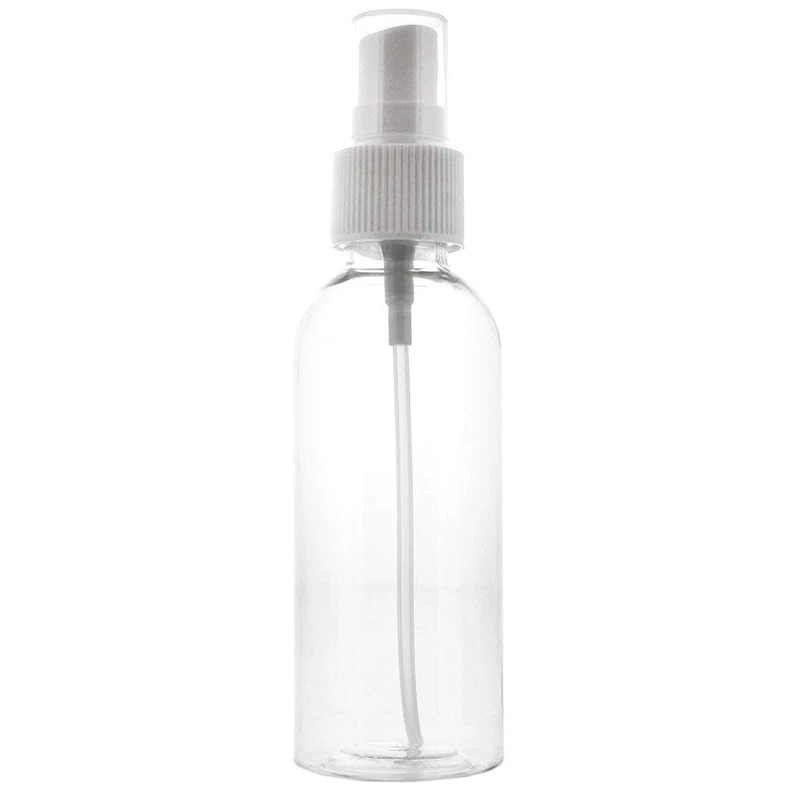 Pack de 20 a 60 ml 2OZ Transparente Vacía Extra Fina Niebla Mini de Plástico de Botellas de Spray con Atomizador Bombas para Rellenables Contenedor Em 1