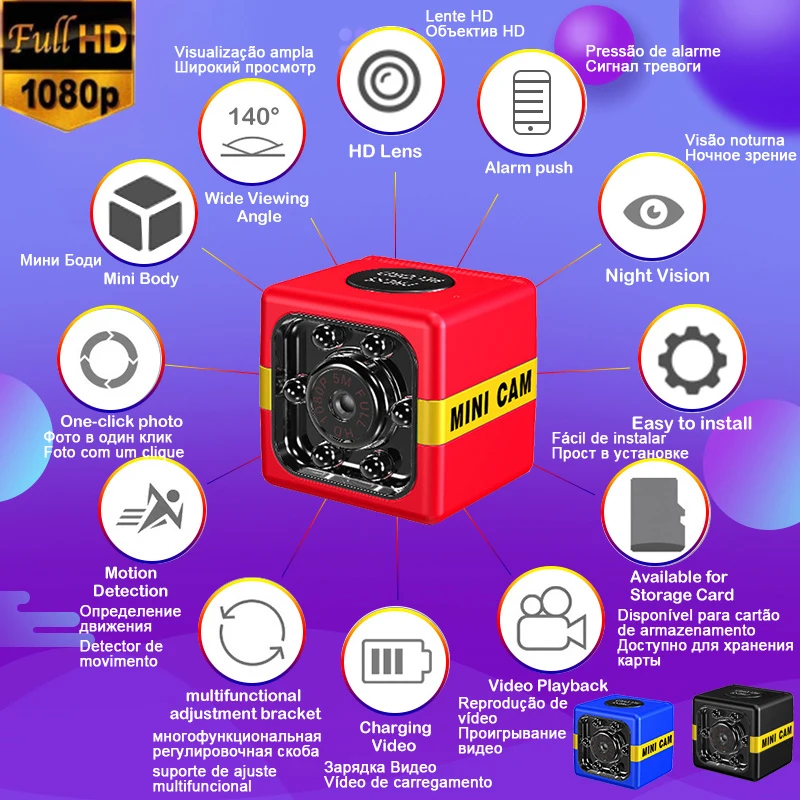 FX01 Full HD 1080p Pequeño Secreto Micro Mini Cámara de Vídeo Cam Microcamera Minicamera de Visión Nocturna Con Sensor de Movimiento Diminuto Cuerpo DV 1