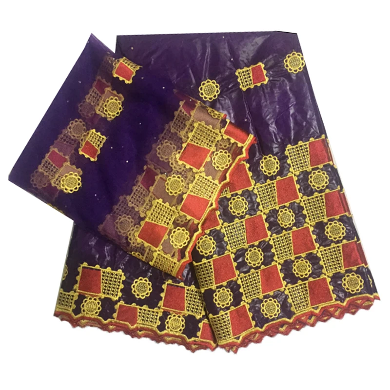 Getzner textil austria africano bazin riche getzner tela tissu broderie dubai vestido de encaje de costura material 5+2 yardas/lote 1
