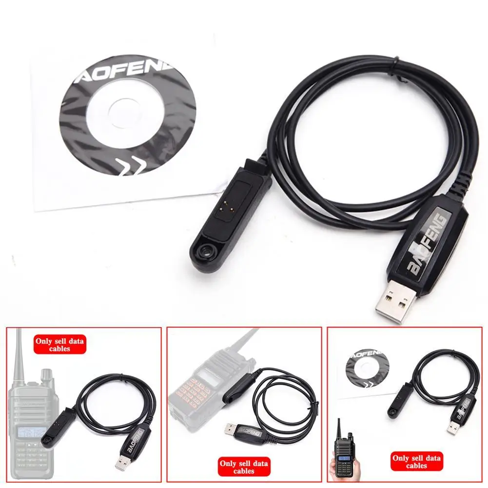 Cable de Programación USB para Baofeng Impermeable de Dos vías de Radio UV-XR UV-9R Plus UV-9R Mate-58 BF-9700 Walkie Talkie 1