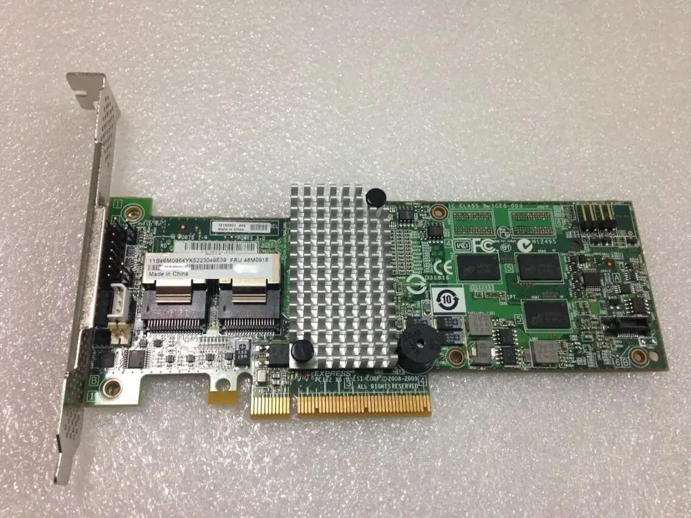 IBM 46M0918 SERVERAID M5014 SAS, SATA Express 2.0 x8 256M de memoria Caché de 3 gb CONTROLADOR de Raid 1