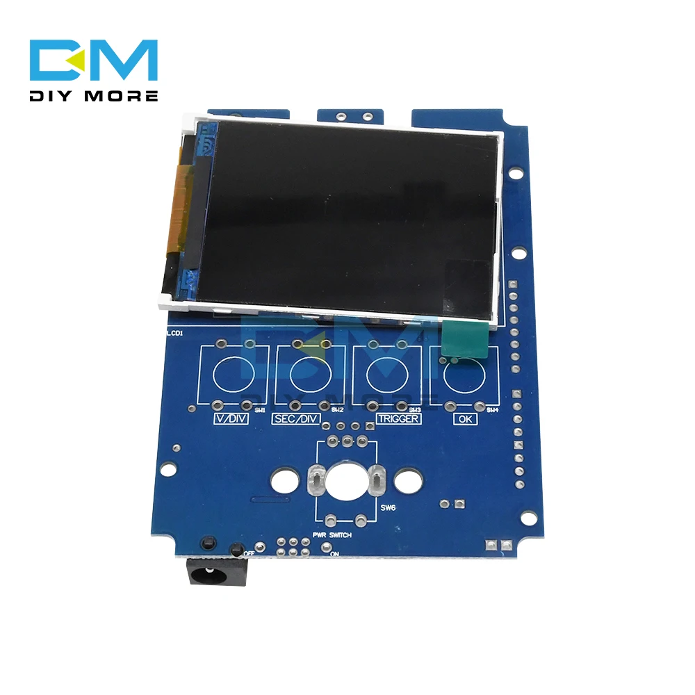 Orignal Osciloscopio Digital Kit de BRICOLAJE Con el Caso de Vivienda Cuadro de Electrónica DIY Kit de Módulo ARM Cortex-M3 Procesador 1