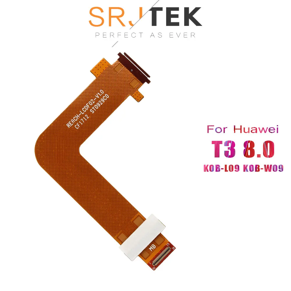 SRJTEK KOB-L09 LCD de Cables Para Huawei MediaPad T3 8.0 KOB-W09 KOB-L09 Pantalla LCD Flex Cable de la Placa base de Conectar el Reemplazo 1