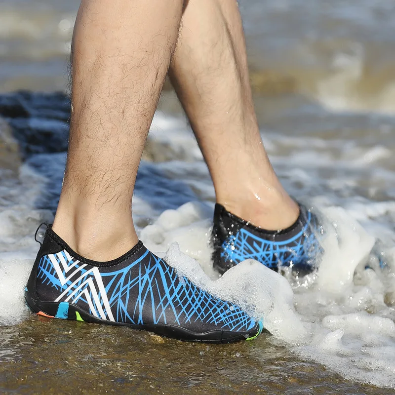 La natación Zapatos de Buceo al aire libre Zapatos de Playa de la Pareja, aguas Arriba de los Zapatos de la Aptitud de la Piel Tocar Snorkel Antideslizante Zapatos de Vadeo 1
