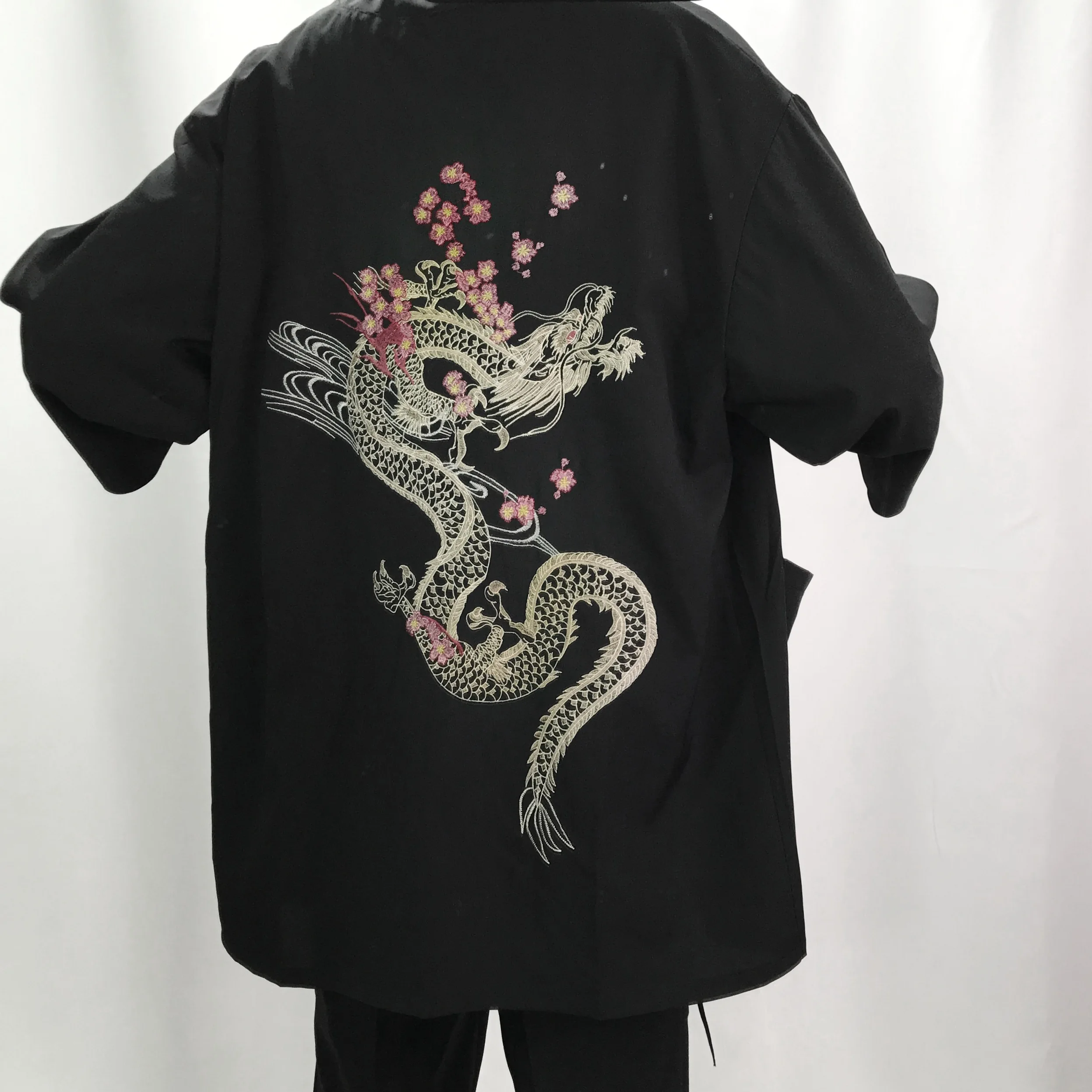 Hombre ropa de kimono chaquetas de los hombres ropa de cama de algodón chaquetas irregular kimono bordado chino tops cardigan hanfu indio outwear 1