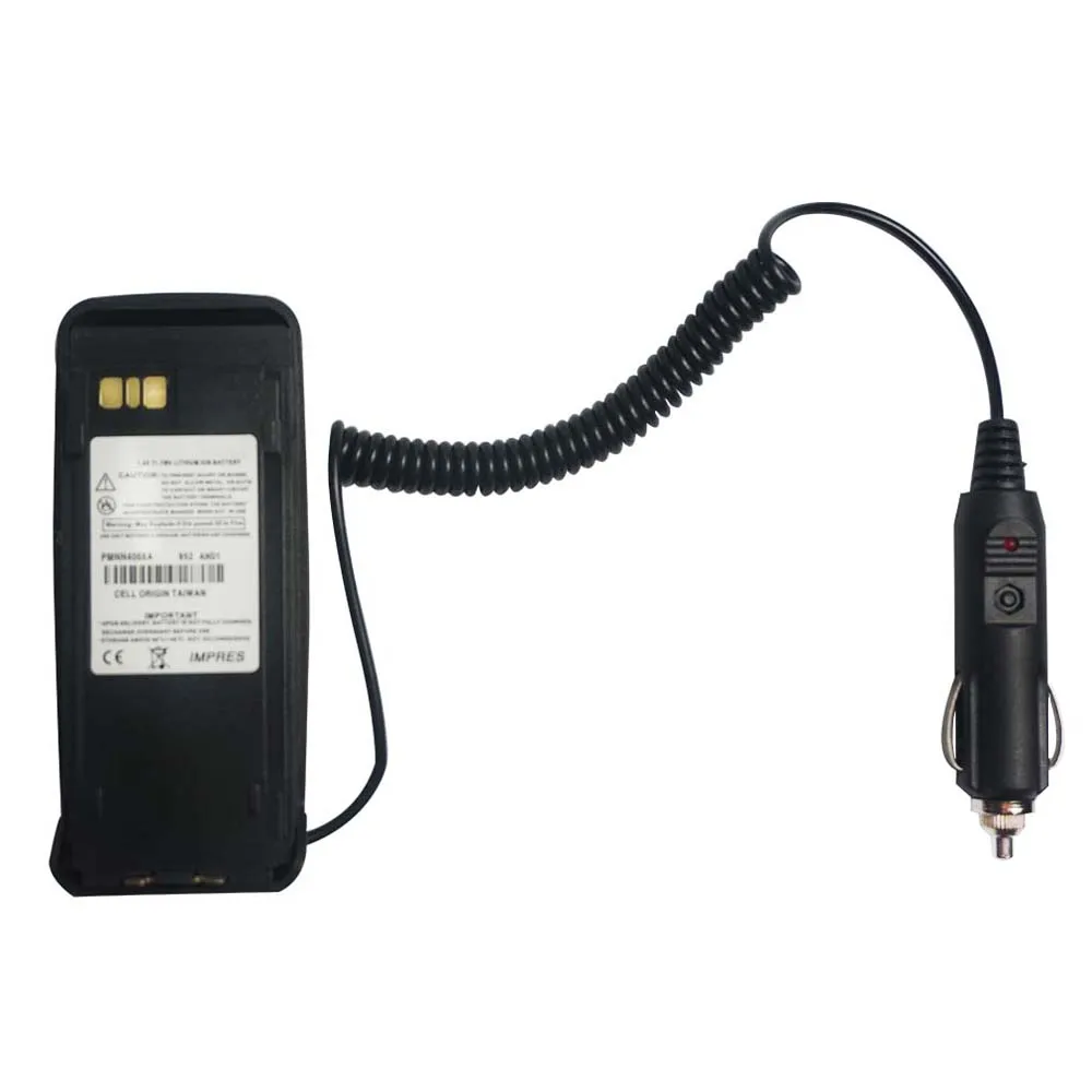 XQF XIR P8200 Cargador de Coche Eliminador de Batería Adaptador Para Radio Portátil para P8208 P8260 P8268 Walkie Talkie 1