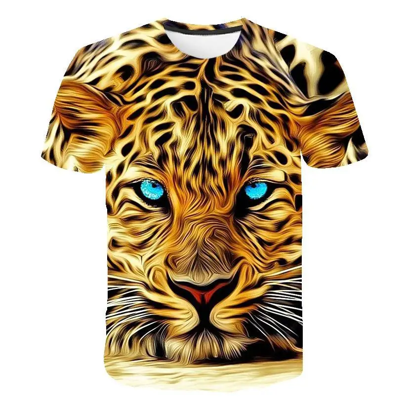 2020 más reciente de la Impresión 3D de Animales Fresco de la Camiseta de los Hombres de Manga Corta de Verano con camiseta Tops Camisa de la Camiseta de Moda Masculina camiseta Masculina 6XL 1
