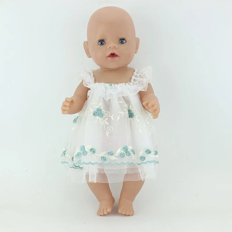 Nuevo Vestido de la Muñeca de Ajuste Para 43cm de la Muñeca del bebé Bebés Renacidos Ropa Y 17inch Muñeca Accesorios 1