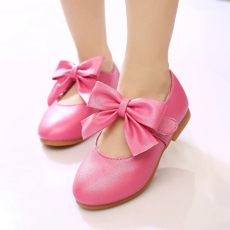 J Ghee Zapatos de Niñas De 2020 Nuevas de Primavera y Otoño de los Niños de la Princesa de los Zapatos Bowknot de Alta Calidad Zapatos de Niños a niñas a Niñas Sandalias 21-36 1