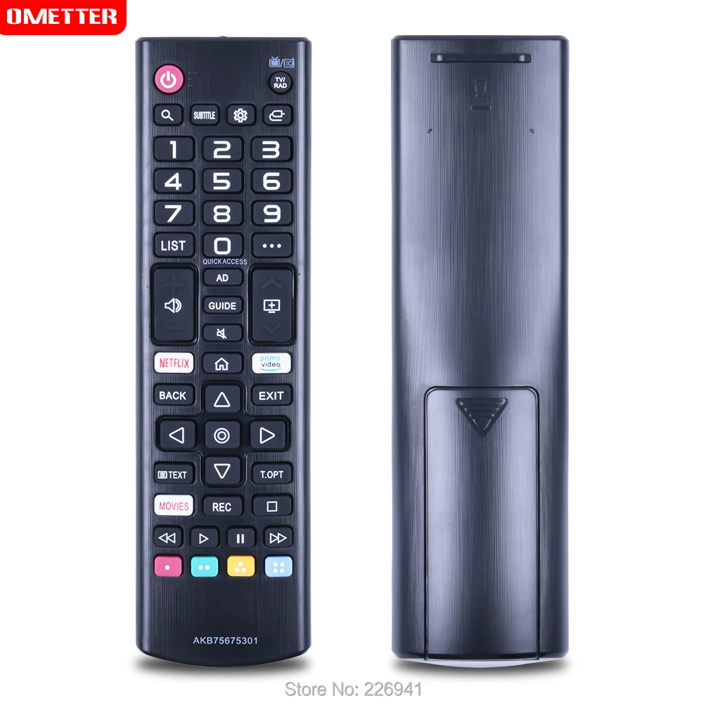 AKB75675301 remoto control remoto controlller uso Para LG TV 2019 Fernbedienung con netflix /Primer Aplicaciones de Vídeo 1