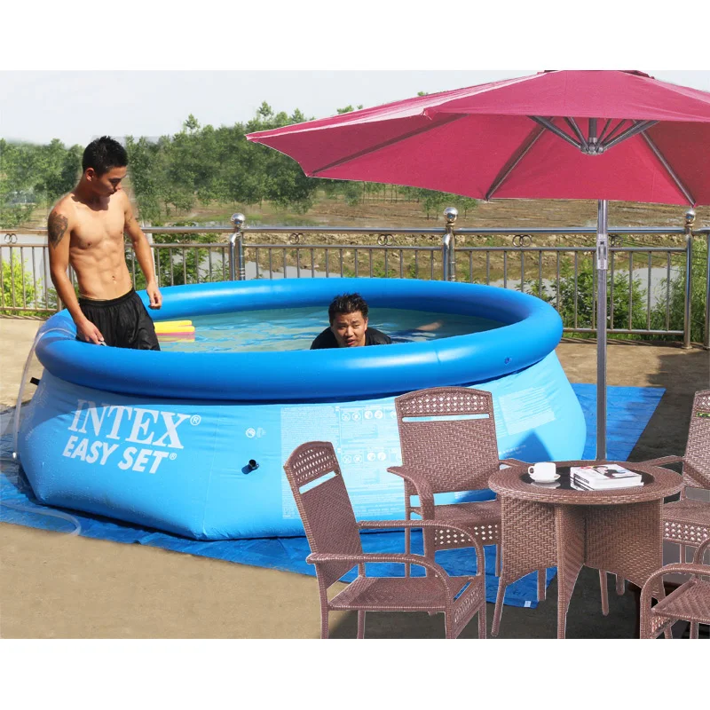 10 pies de 305cm al aire libre infantil de verano, piscina de adultos piscina inflable gigante de la familia de jardín juego del agua de la piscina de los niños piscine 1