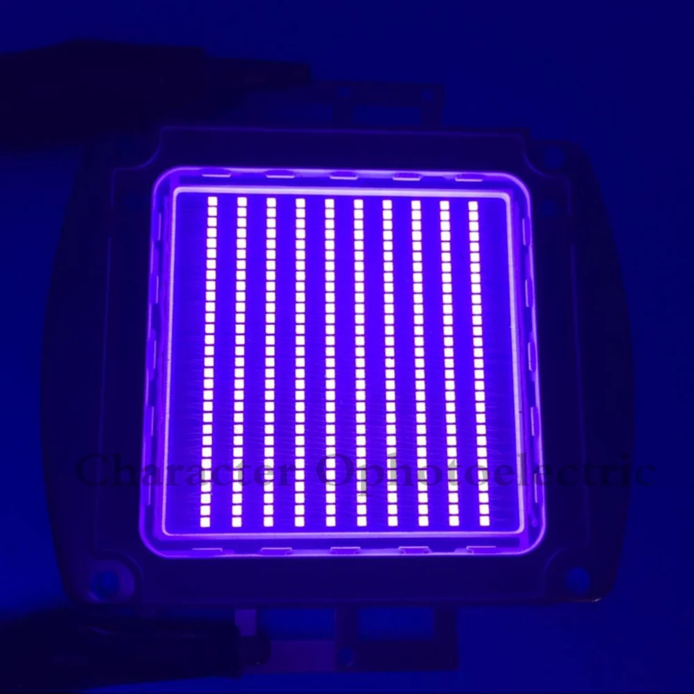 LED de alta Potencia del Chip 45Mil 150W 200W 300W 500W UV LED Morado Ultravioleta de la Lámpara de las Bombillas Fichas 395nm 400 nm de Luz LED 1
