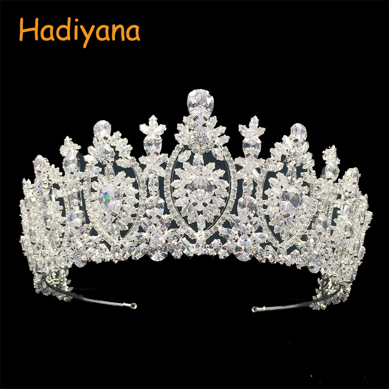 Corona Diadema Clásico Romántico Diseño de Lujo Cubic Zirconia Elegante Para Mujeres Con Alta Calidad BC4461 Haar Sieraden Bruiloft 1