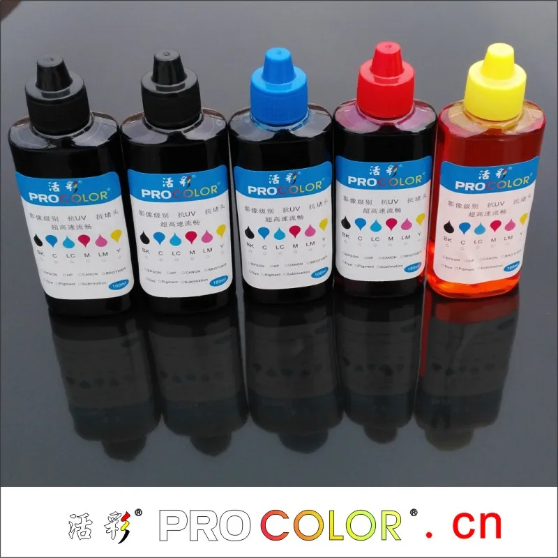 WELCOLOR 470 PGI-470 tinta de Pigmento 471 Tinte kit de recarga de tinta para Canon PIXMA MG5740 MG6840 MG 5740 6840 TS5040 TS6040 impresora de inyección de tinta 1