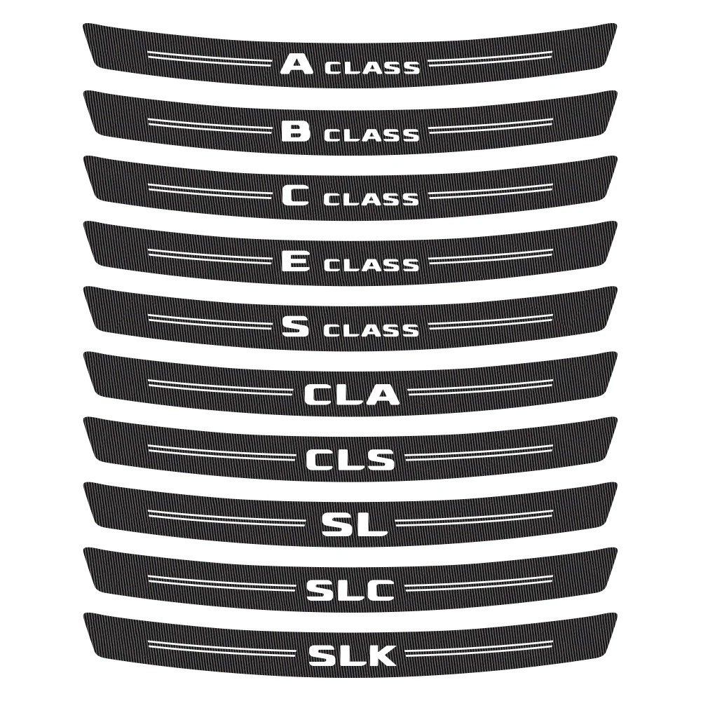 Etiqueta Engomada del coche Para Mercedes Benz W124 W203 W204 CLASE B CLASE C clase E CLASE S CLASE CLA CLS SL SLC SLK Coche Auto Accesorios 1