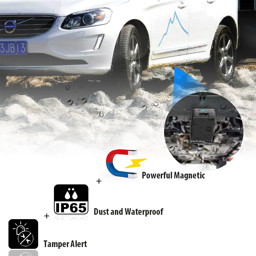 JIMI 4G LTE Activo Perseguidor de GPS de la LL01 Impermeable IP65 3 Años Estándar Anti-Robo con 10000mAh de Posición en Tiempo Real Localizador de Animales 1