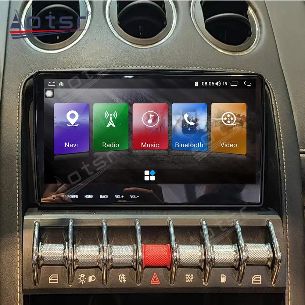 Android 10.0 Coche DVD GPS de Navegación Para el Lamborghini Gallardo LP 570 LP560 Automático de Pantalla de la Radio Estéreo Reproductor Multimedia de la Unidad principal 1